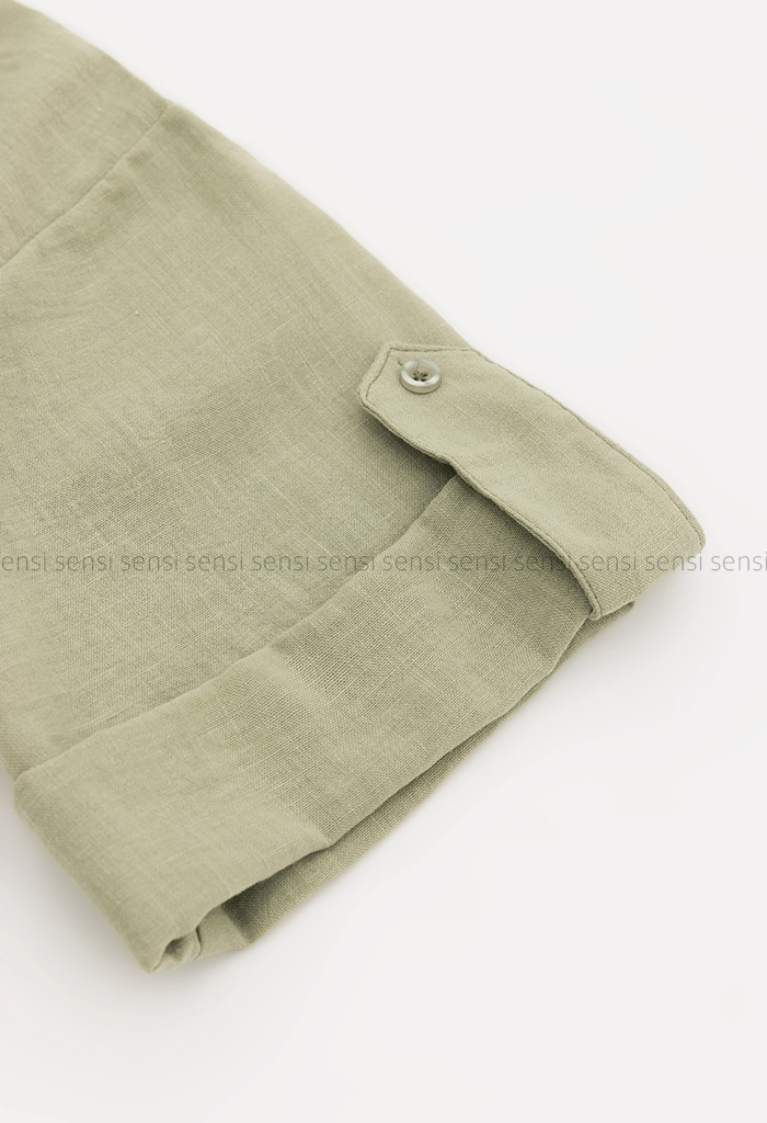 شومیز لینن زارا پاگون کد1005345